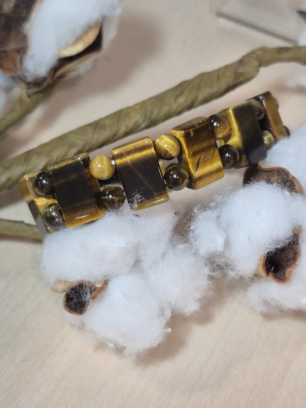🤎🤎NEW🤎🤎 PRETTY!! Natural Stone TIGERS EYE Stretch Bracelet